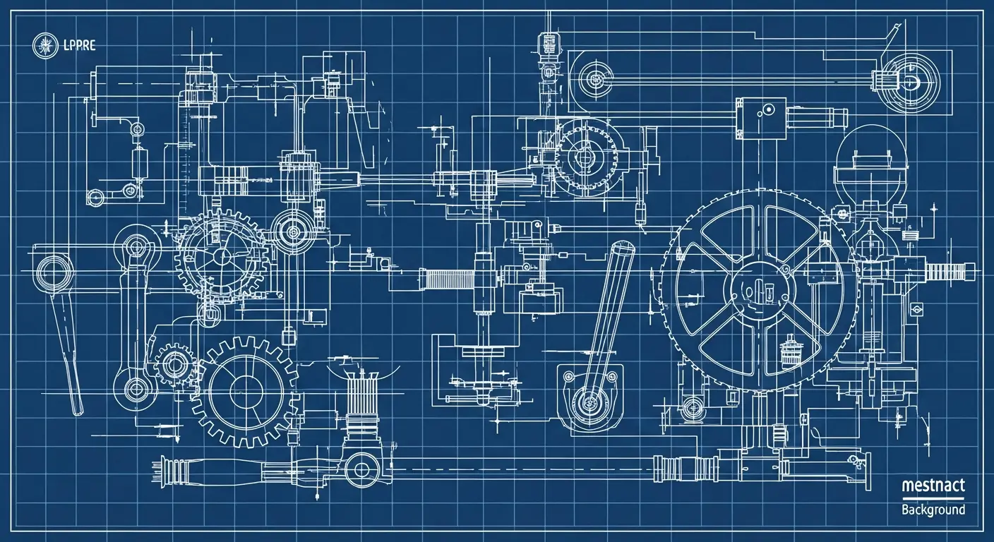 Mechanical Blueprint Background